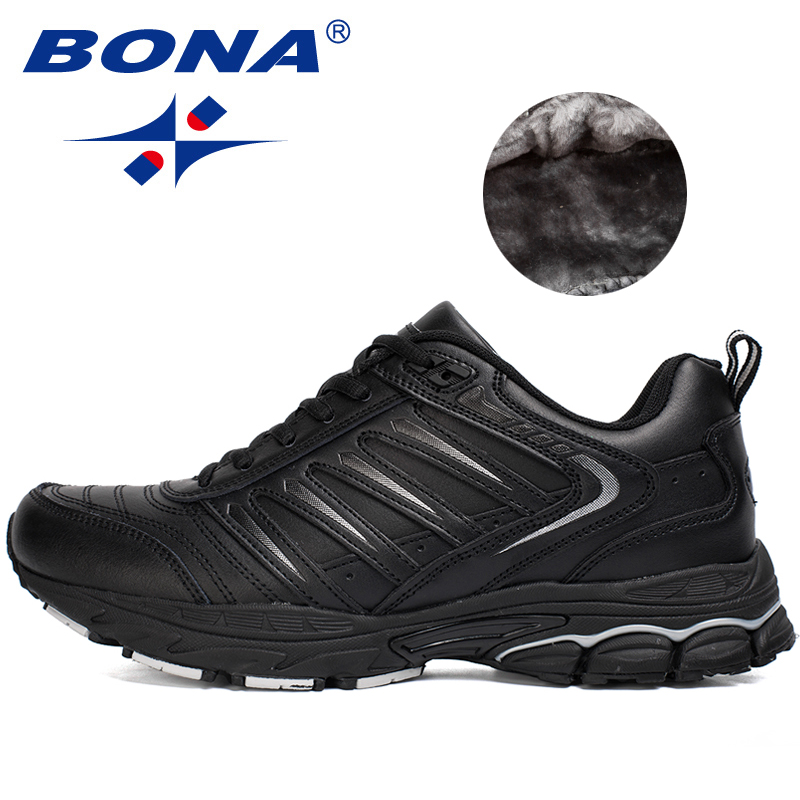 Outdoor Sport Court - BONA ใหม่สไตล์คลาสสิกผู้ชายรองเท้าวิ่งกลางแจ้งเดินรองเท้าผ้าใบ Lace Up รองเท้ากีฬาสบายกีฬารองเท้าผู้ชาย