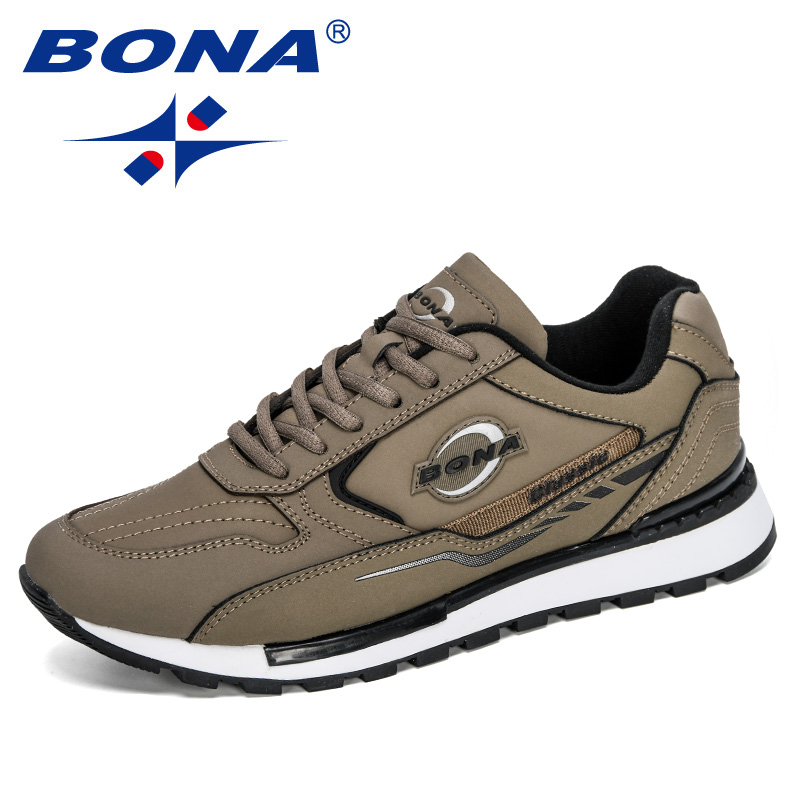 Outdoor Sport Court - BONA 2023 นักออกแบบใหม่Man Anti-Slip Joggingรองเท้าอินเทรนด์รองเท้าวิ่งผู้ชายกลางแจ้งเดินกีฬารองเท้ารองเท้าผ้าใบ
