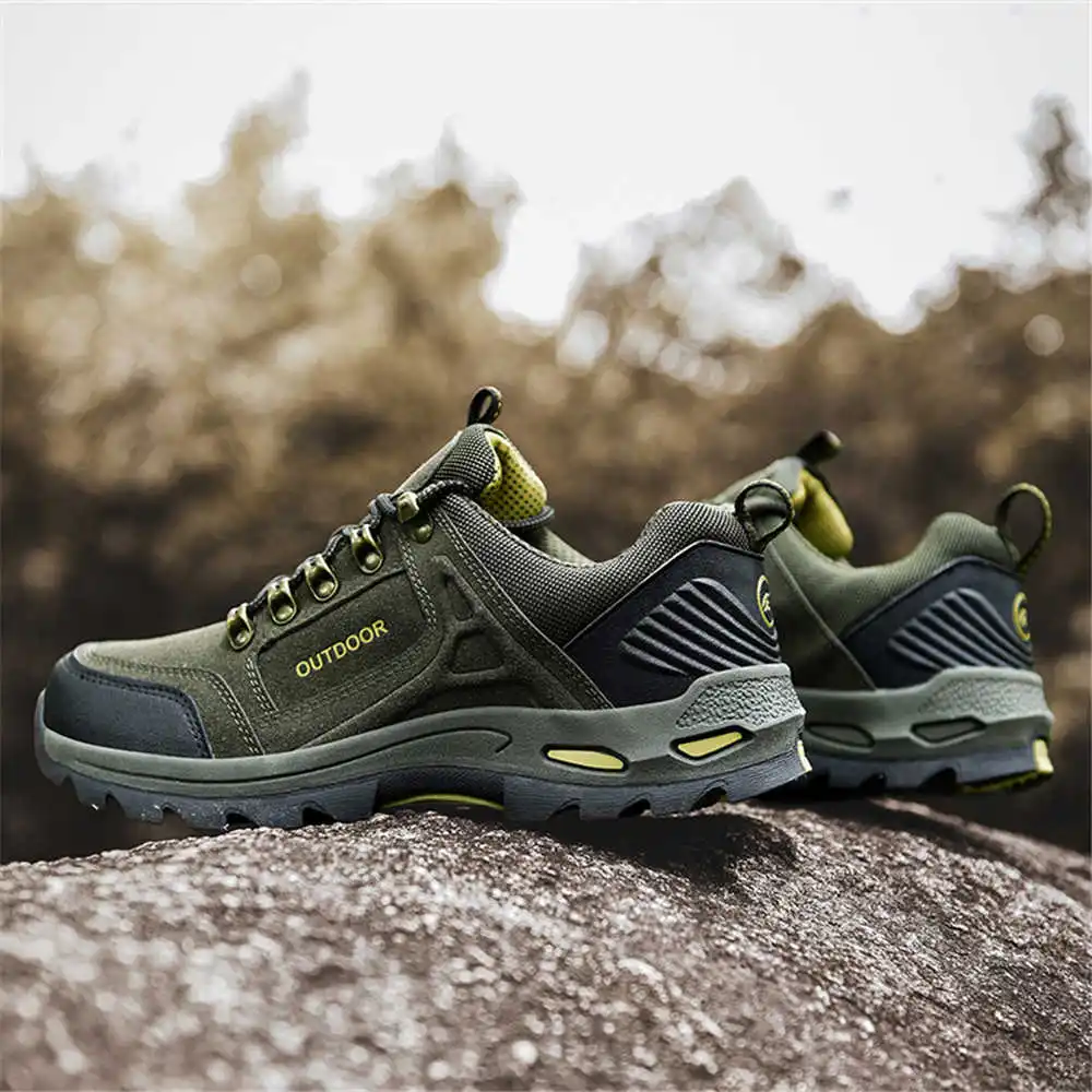 Outdoor Sport Climbing Uk - Non-SLIP Lace Up เดินป่าเทนนิสสําหรับชายเทรนเนอร์สําหรับชาย Mountain รองเท้ารองเท้าผ้าใบกีฬาแฟชั่น-Man
