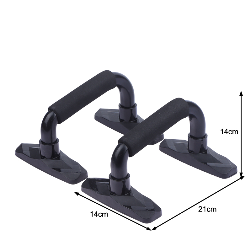 Outdoor Sport Bar - △ แท่นวิดพื้น 2 ชิ้น พร้อมที่จับโฟมกันลื่น อุปกรณ์ออกกำลังกายสำหรับฝึกความแข็งแรงของกล้ามเนื้อหน้าอก