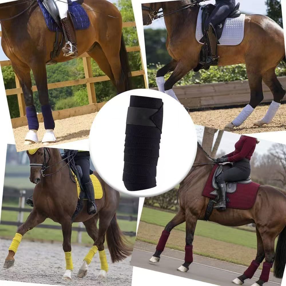 ผ้าพันขาสำหรับม้าแบบใหม่ 2.5 เ - Polo Wraps Fleece บทวิจารณ์และราคา