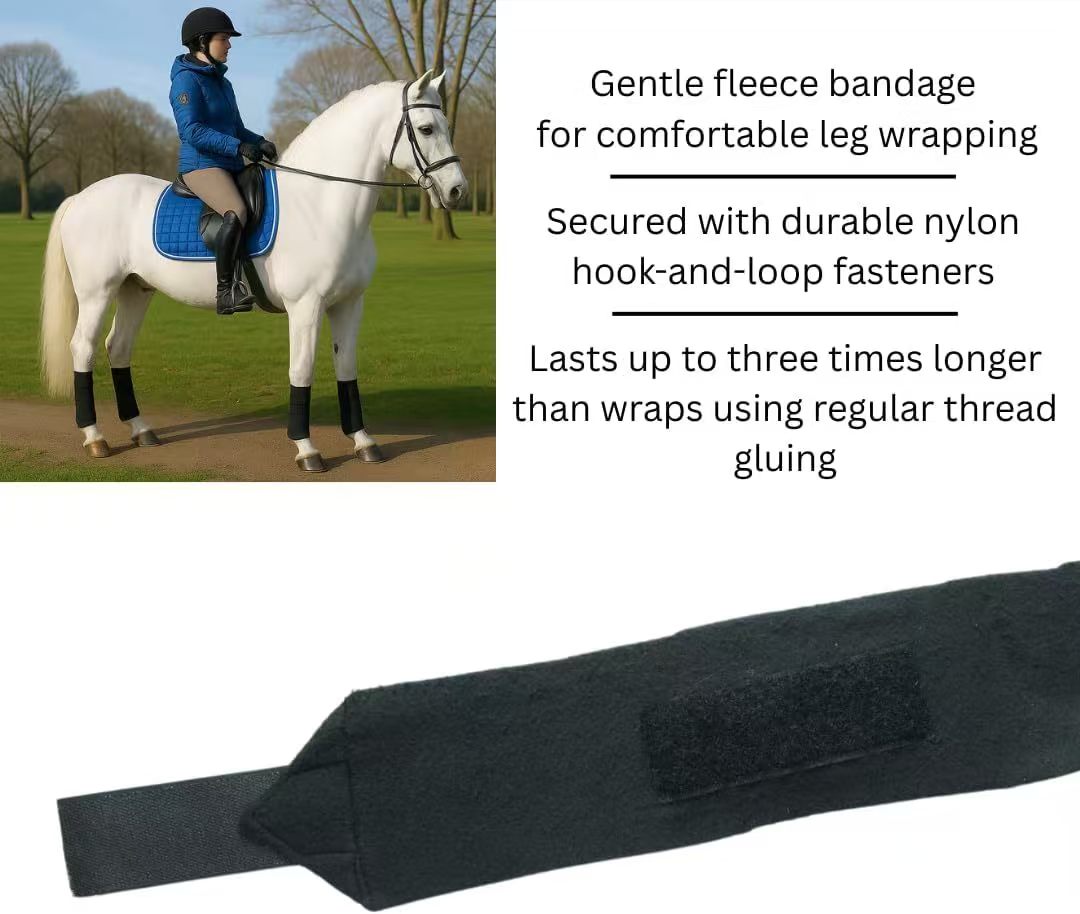 ผ้าพันขาสำหรับม้าแบบใหม่ 2.5 เ - Polo Wraps Fleece บทวิจารณ์และราคา