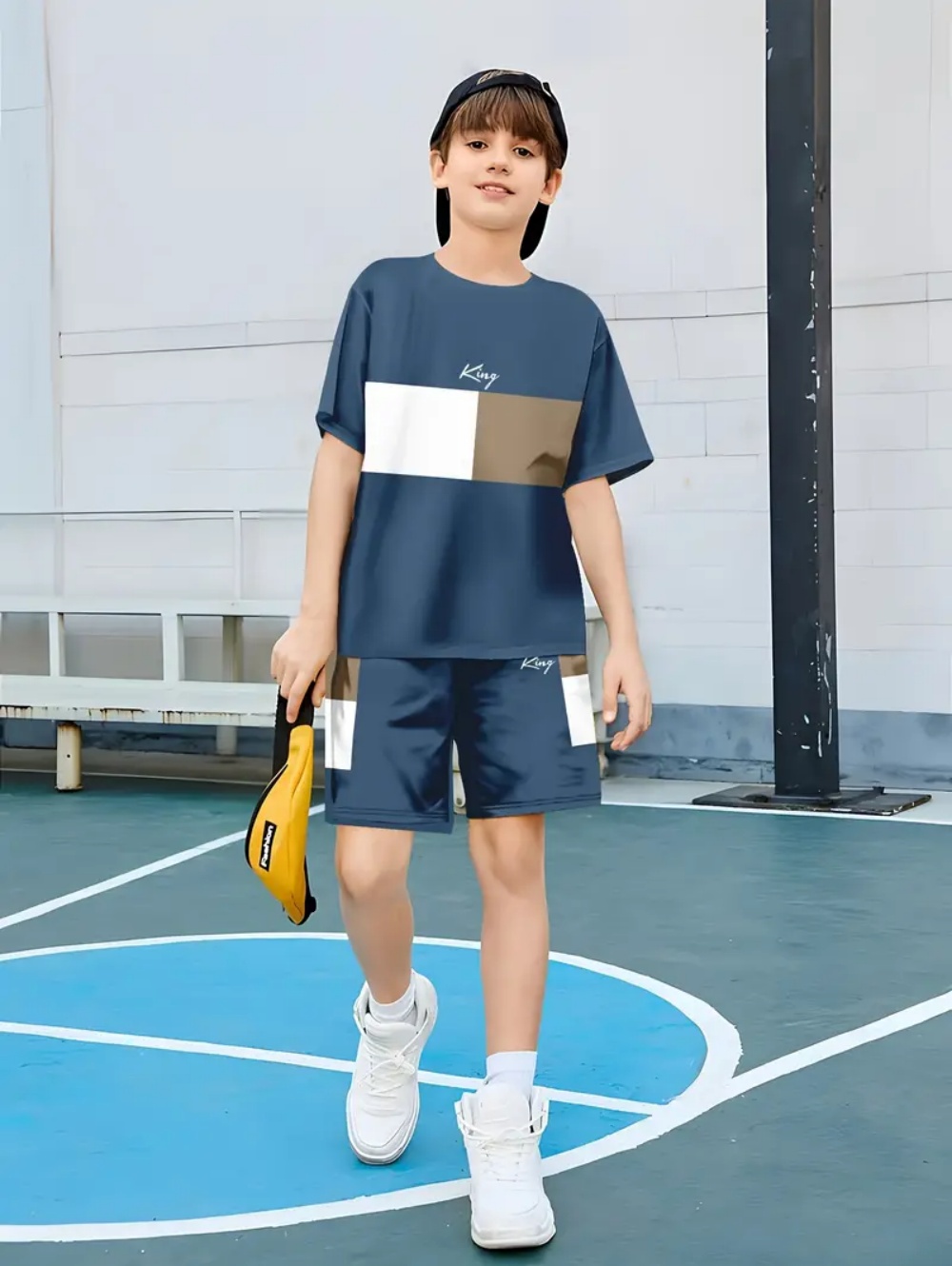 ชุดเด็กผู้ชาย ชุดกีฬาฤดูร้อนลา - Outdoor Sports List บทวิจารณ์และราคา
