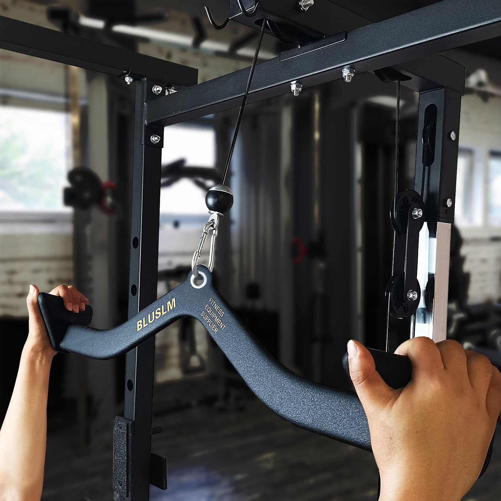 Home GYM Fitness Lat ดึง Handl - Outdoor Sport Bar บทวิจารณ์และราคา