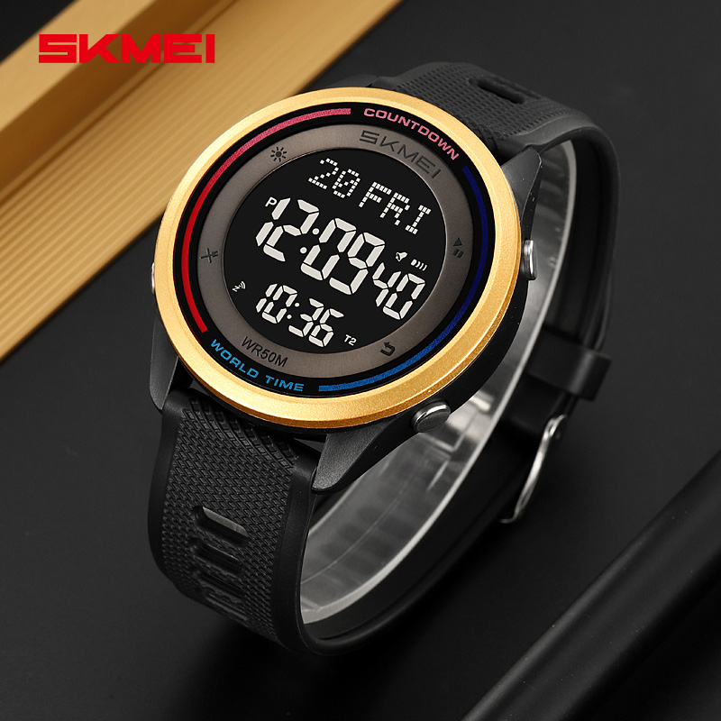 SKMEI แฟชั่นทหารนาฬิกาข้อมือดิ - Outdoor Sports List บทวิจารณ์และราคา
