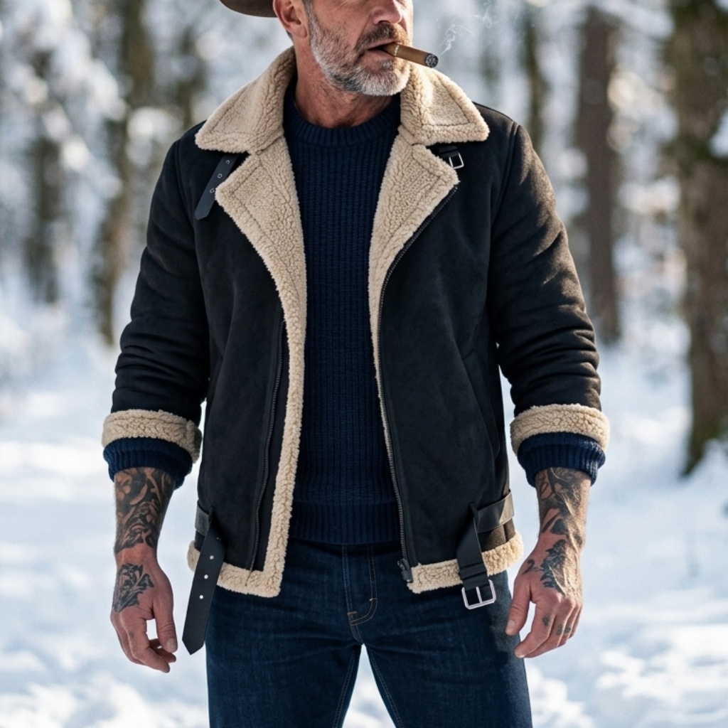 เสื้อแจ็คเก็ตหนังกลับเทียมบุขน - Outdoor Sport Jacket บทวิจารณ์และราคา