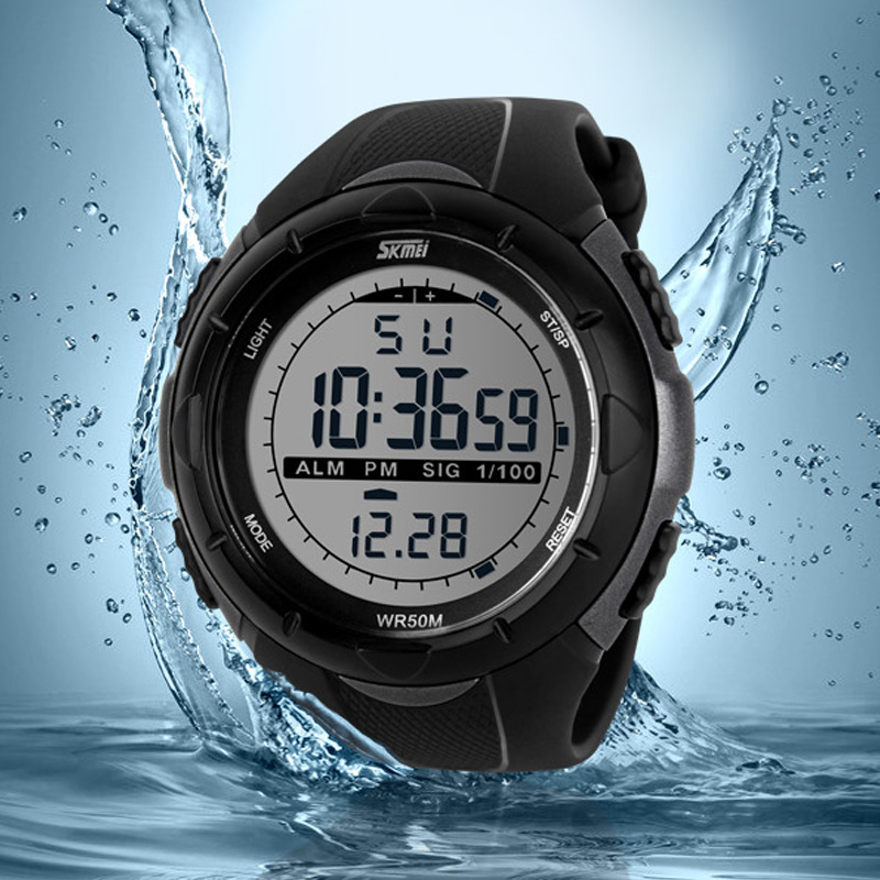 SKMEI กีฬากลางแจ้งนาฬิกาอิเล็ก - Outdoor Sports List บทวิจารณ์และราคา