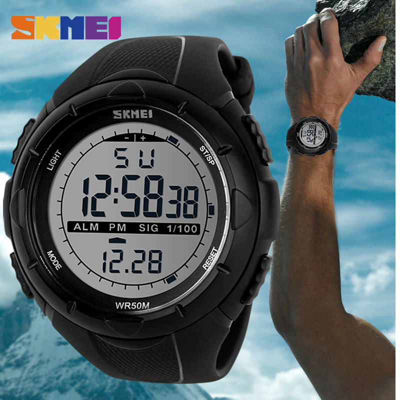 SKMEI กีฬากลางแจ้งนาฬิกาอิเล็ก - Outdoor Sports List บทวิจารณ์และราคา